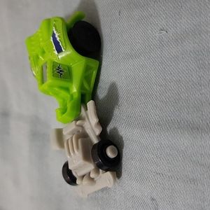 A small green toy car for kids